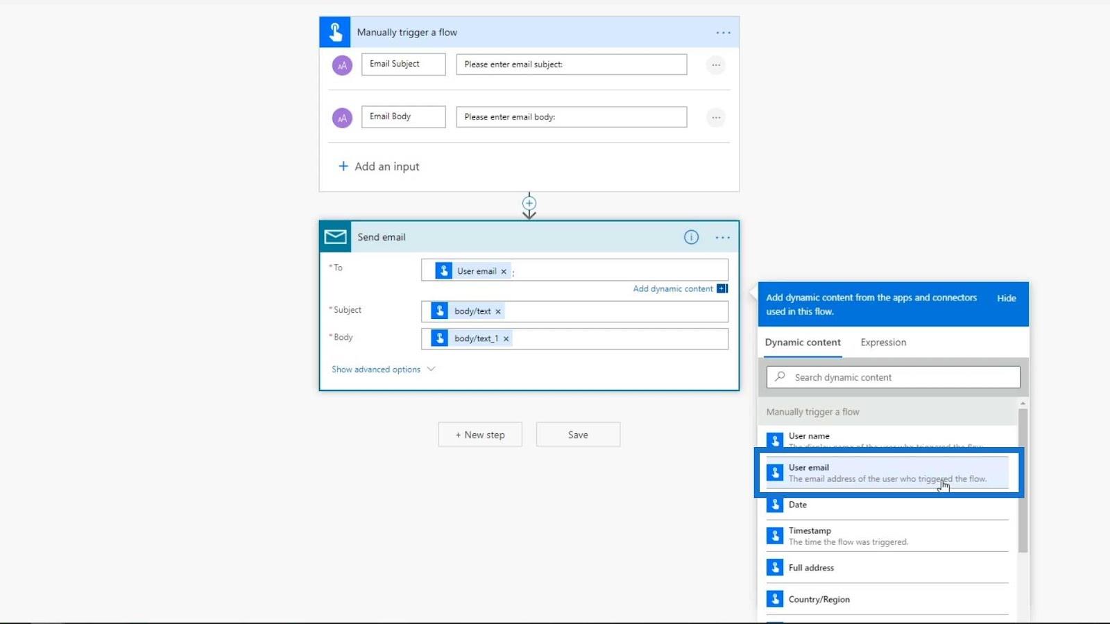 Microsoft Flows: Editare și urmărire în Power Automate