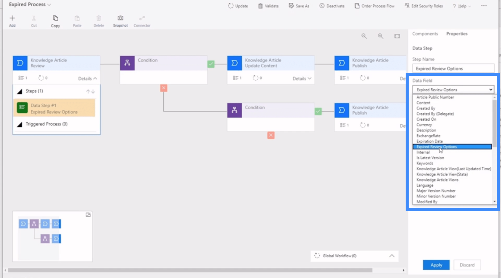 Flux de processus métier et documentation Power Apps