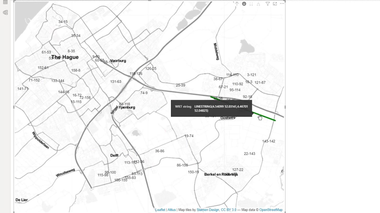 Visual do mapa de ícones do LuckyTemplates: strings WKT