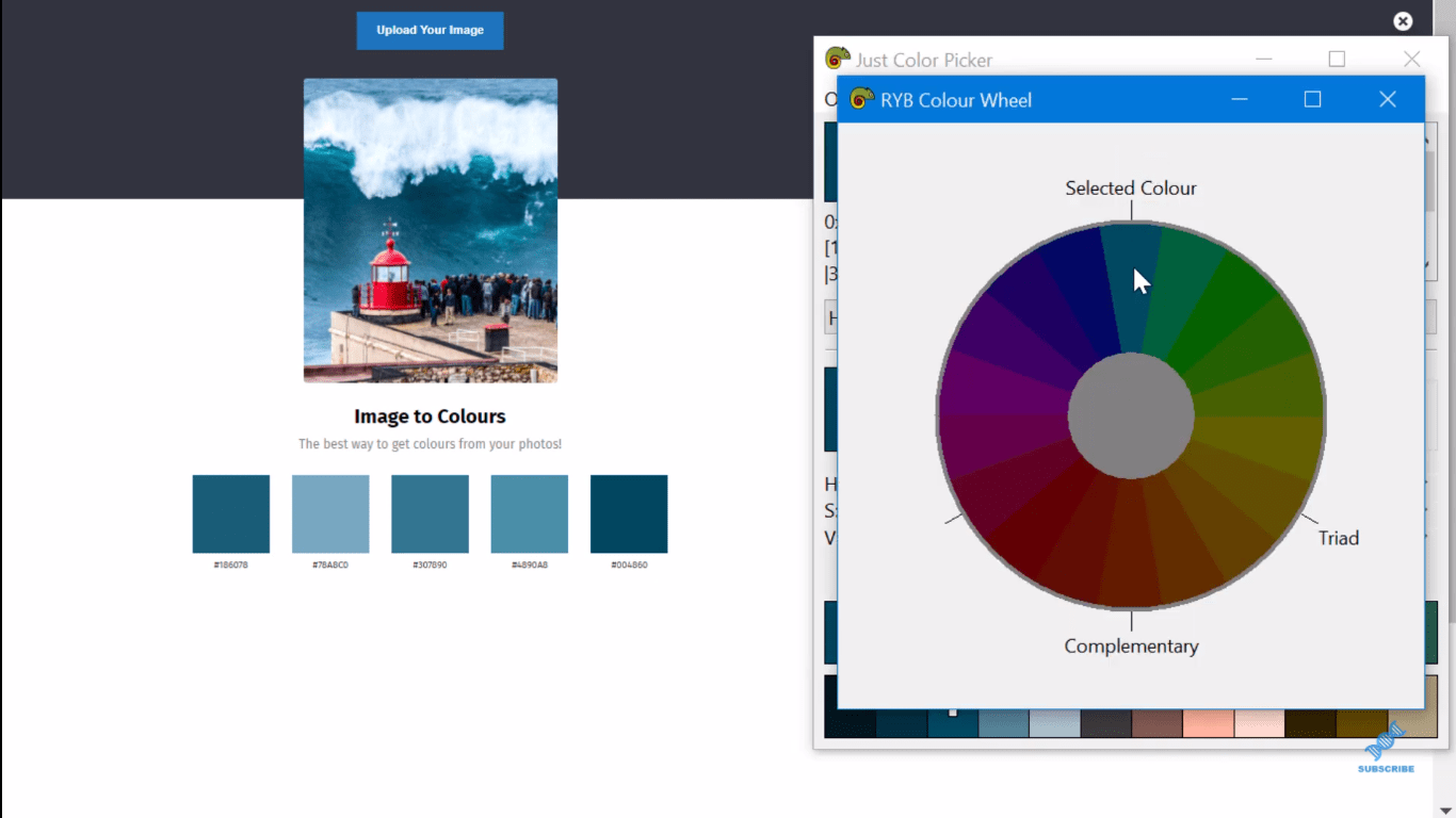 Selector de coduri hexadecimale de culoare pentru rapoartele LuckyTemplates