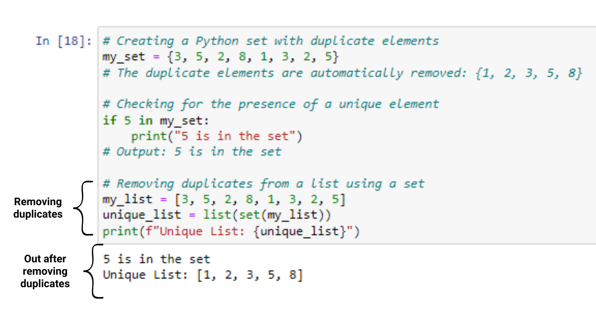 قائمة Python Set Vs - الفرق الحقيقي