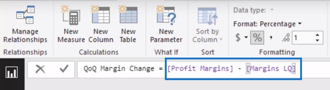 Analisis Perubahan Margin Keuntungan Lebih Masa – Analitis Dengan LuckyTemplates Dan DAX