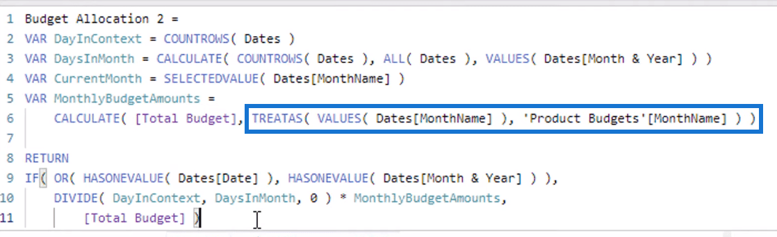 La formule d'allocation budgétaire ultime pour l'analyse LuckyTemplates