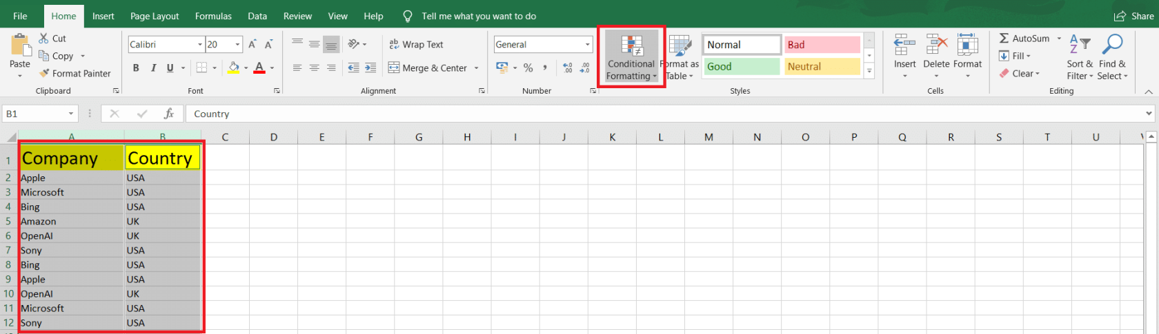 Trouver des écarts dans Excel - 5 techniques simples expliquées