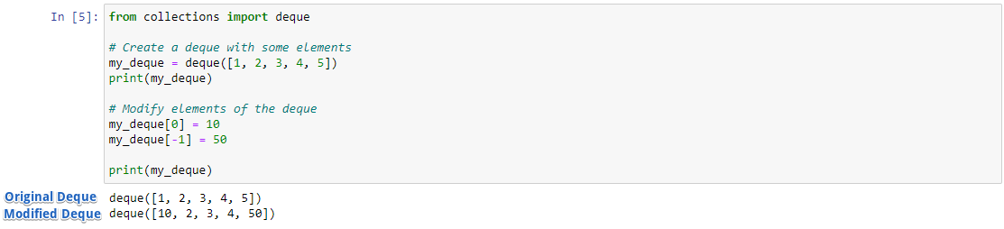 Deque en Python – Tutorial con ejemplos