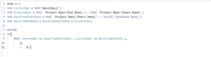 Création d'un diagramme de Gantt dans LuckyTemplates à l'aide de Matrix