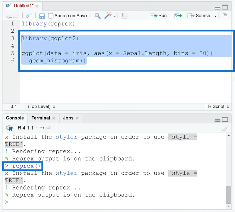 Aide de RStudio : Façons de résoudre les problèmes de R