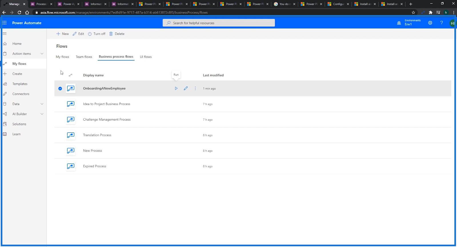 Fluxurile proceselor de afaceri în Microsoft Power Automate