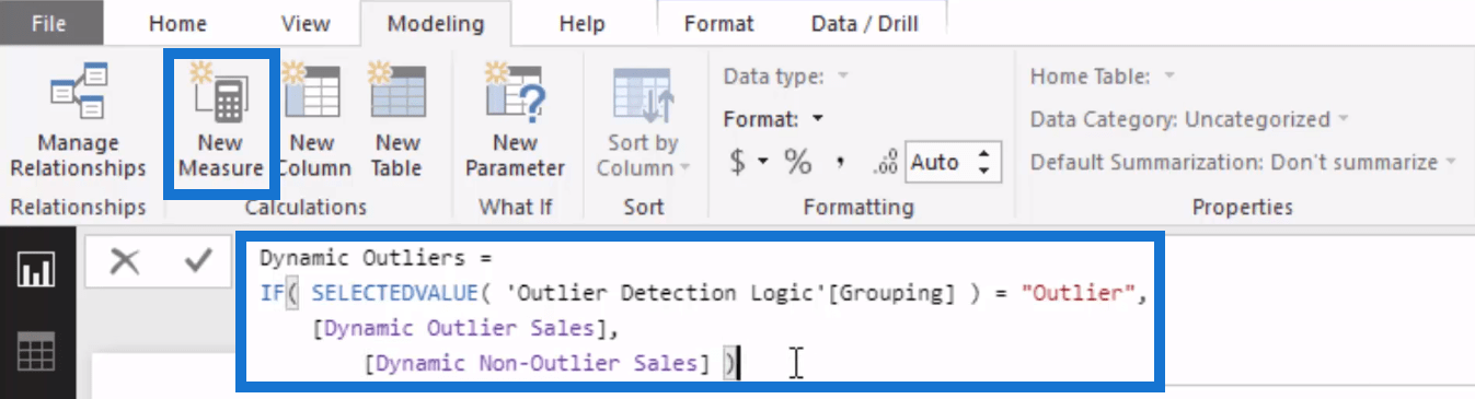 การสร้างจุดทริกเกอร์ Outlier แบบไดนามิกใน LuckyTemplates