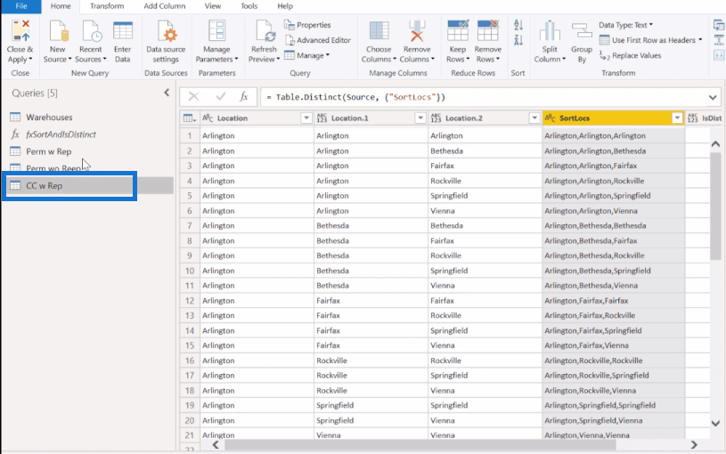 在 LuckyTemplates 中使用 Power Query 進行組合分析