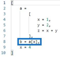 嵌套表達式：Power Query 環境