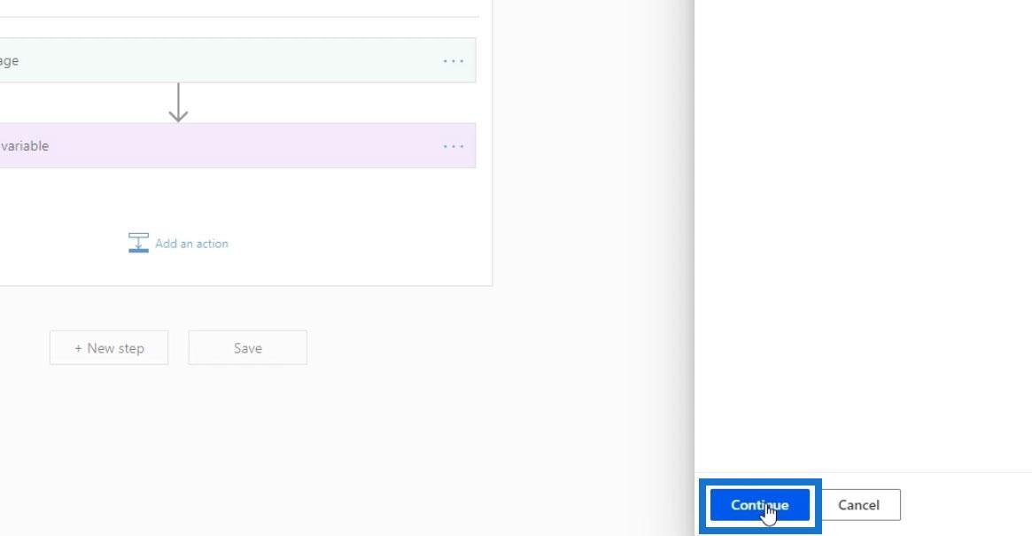 Faire jusqu'au contrôle de boucle dans Power Automate