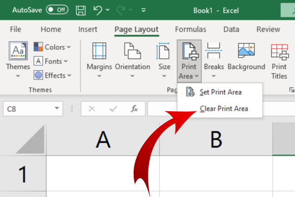 كيفية تعيين منطقة طباعة في Excel: إنه سهل!