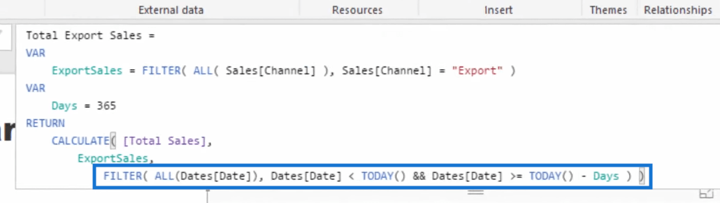 Utilisation de variables dans LuckyTemplates - Un exemple détaillé