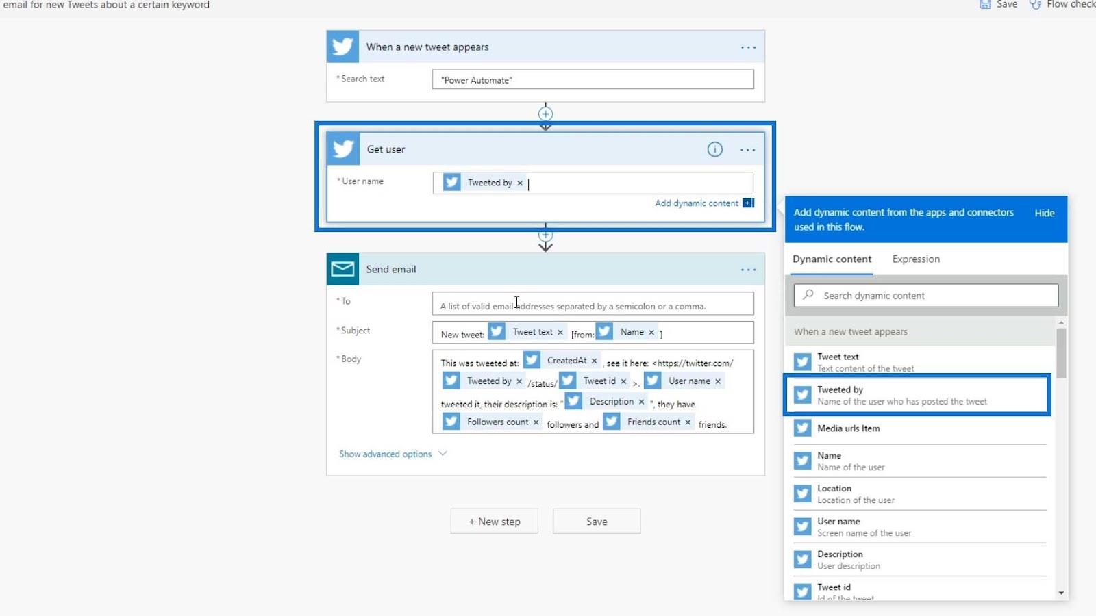 Flux automatizat în Microsoft Power Automate