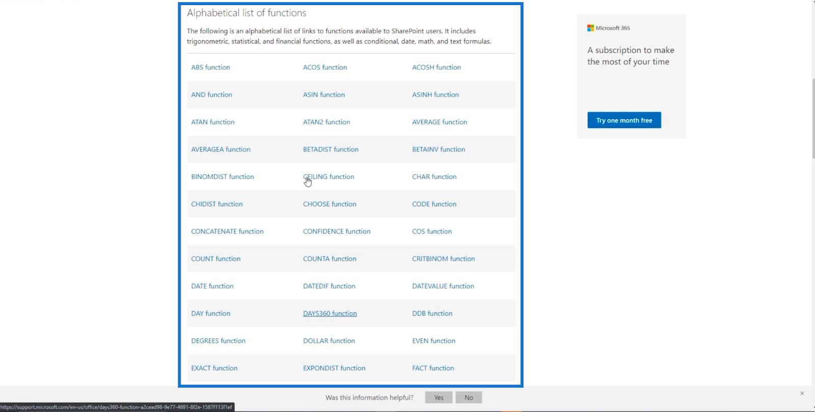 Colonnes calculées dans SharePoint |  Un aperçu