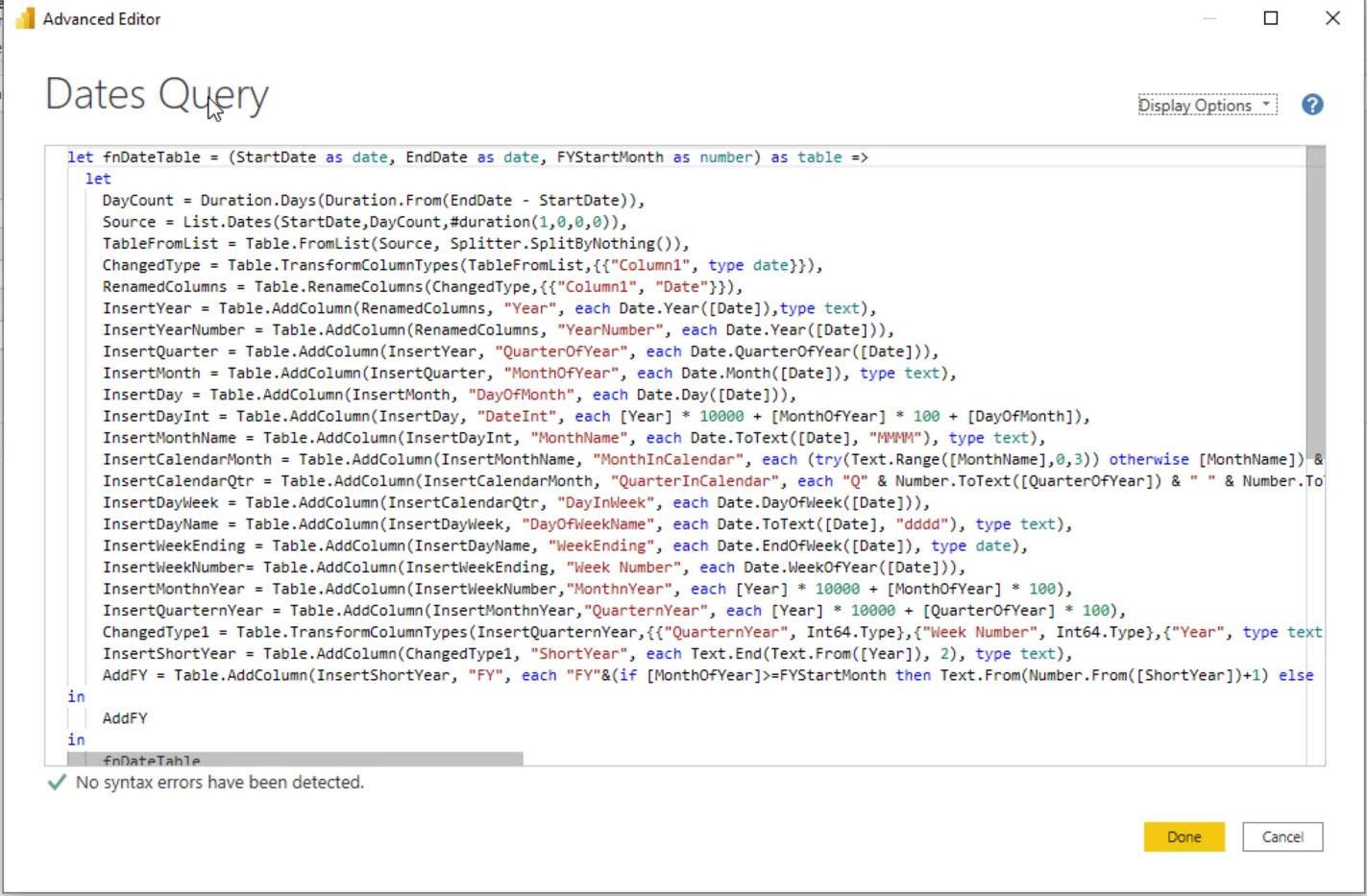 Bonnes pratiques Power Query pour votre modèle de données