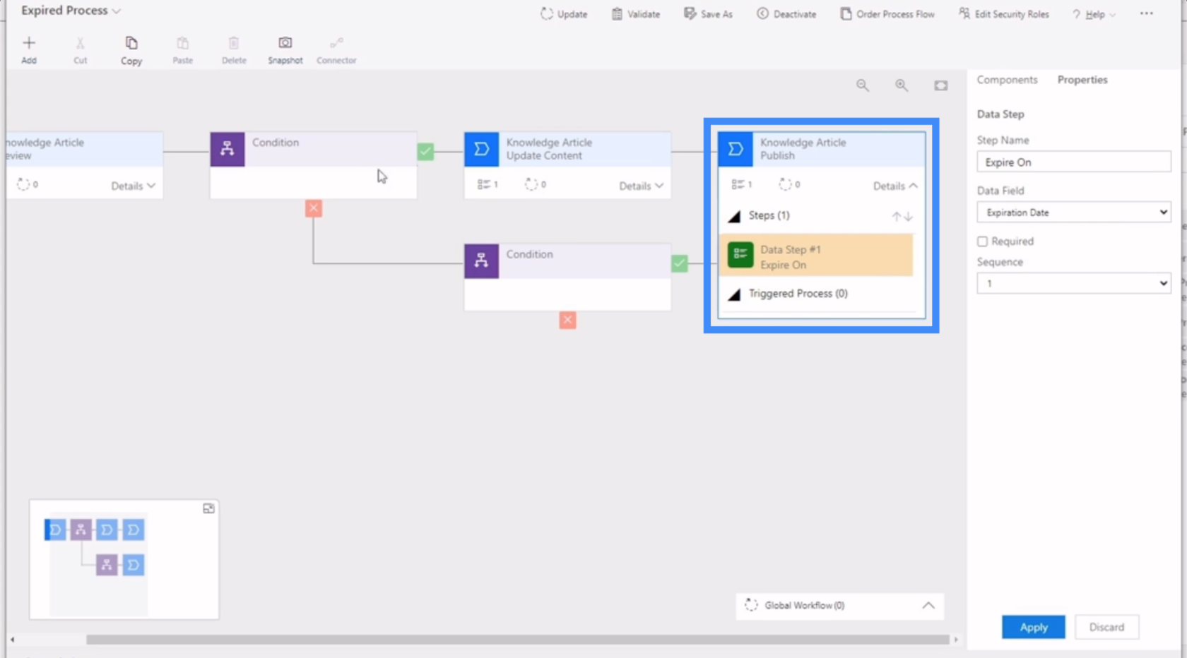 Flux de processus métier et documentation Power Apps