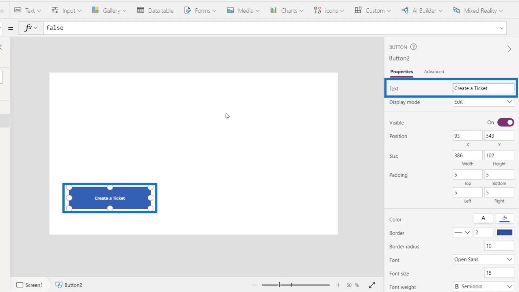 Intégration de PowerApps dans Microsoft Power Automate