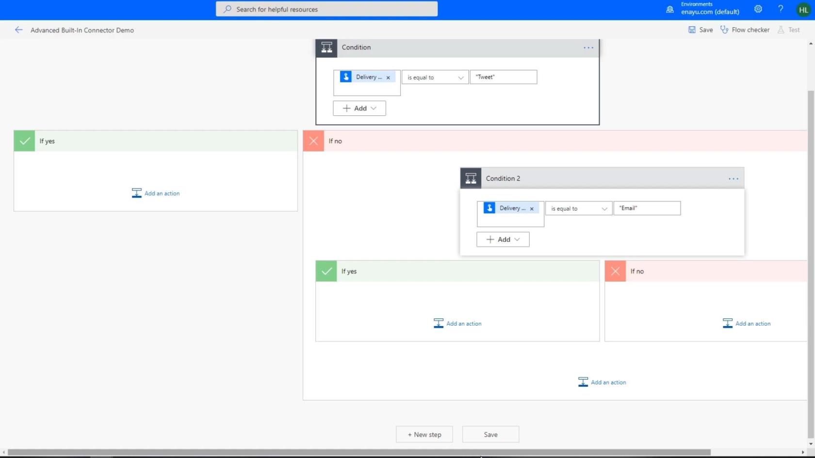 工作流中的 Power Automate 開關控制操作