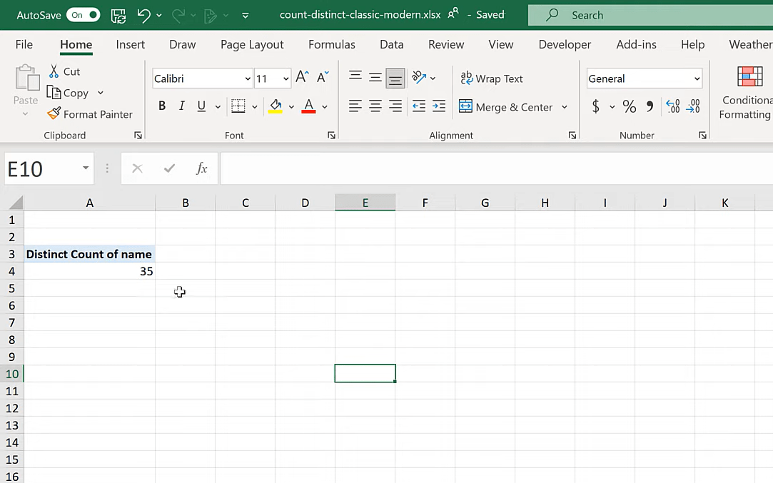 Compter des valeurs distinctes dans Excel : des approches classiques aux approches modernes