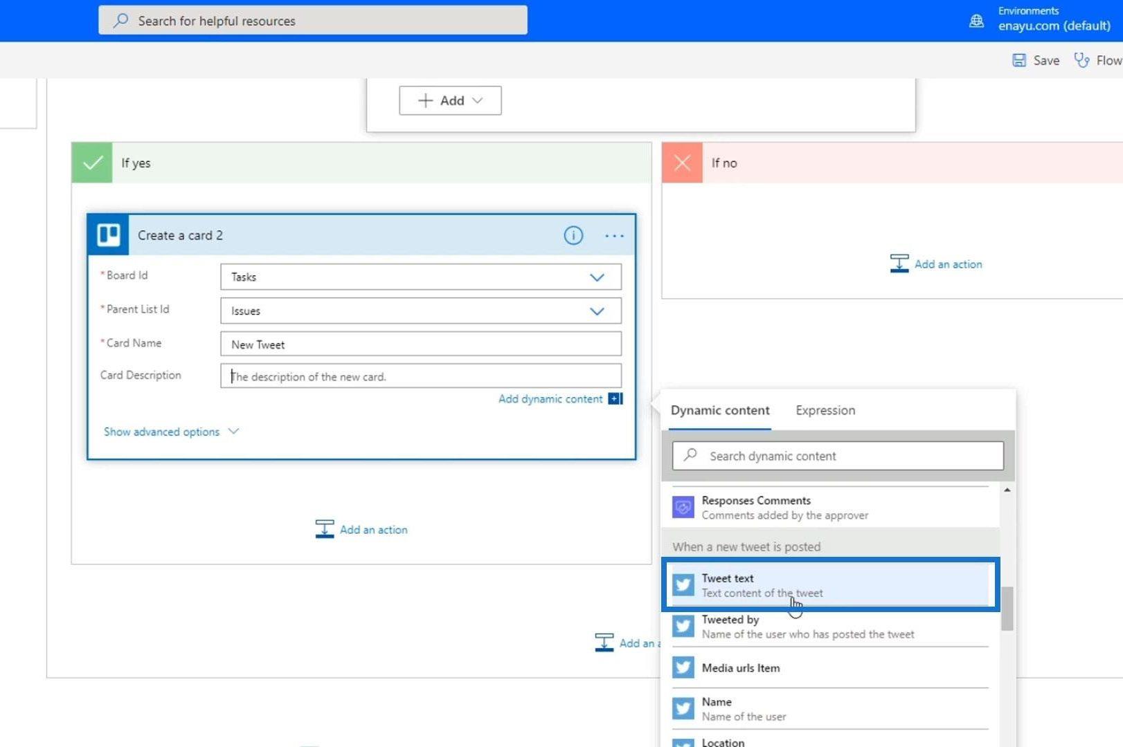 여러 옵션이 있는 Microsoft Flow 승인