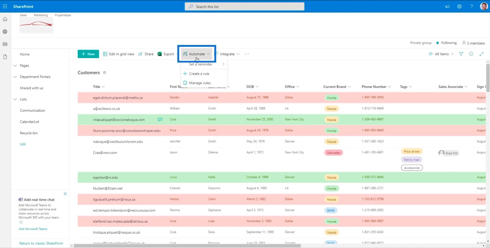 MS Power Automate Vs.  Automatiser SharePoint