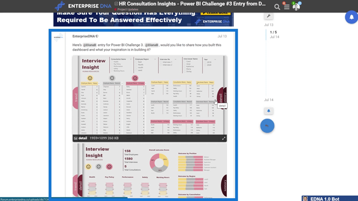 Conception de tableau de bord LuckyTemplates - Une idée impressionnante de visualisation de rotation de page