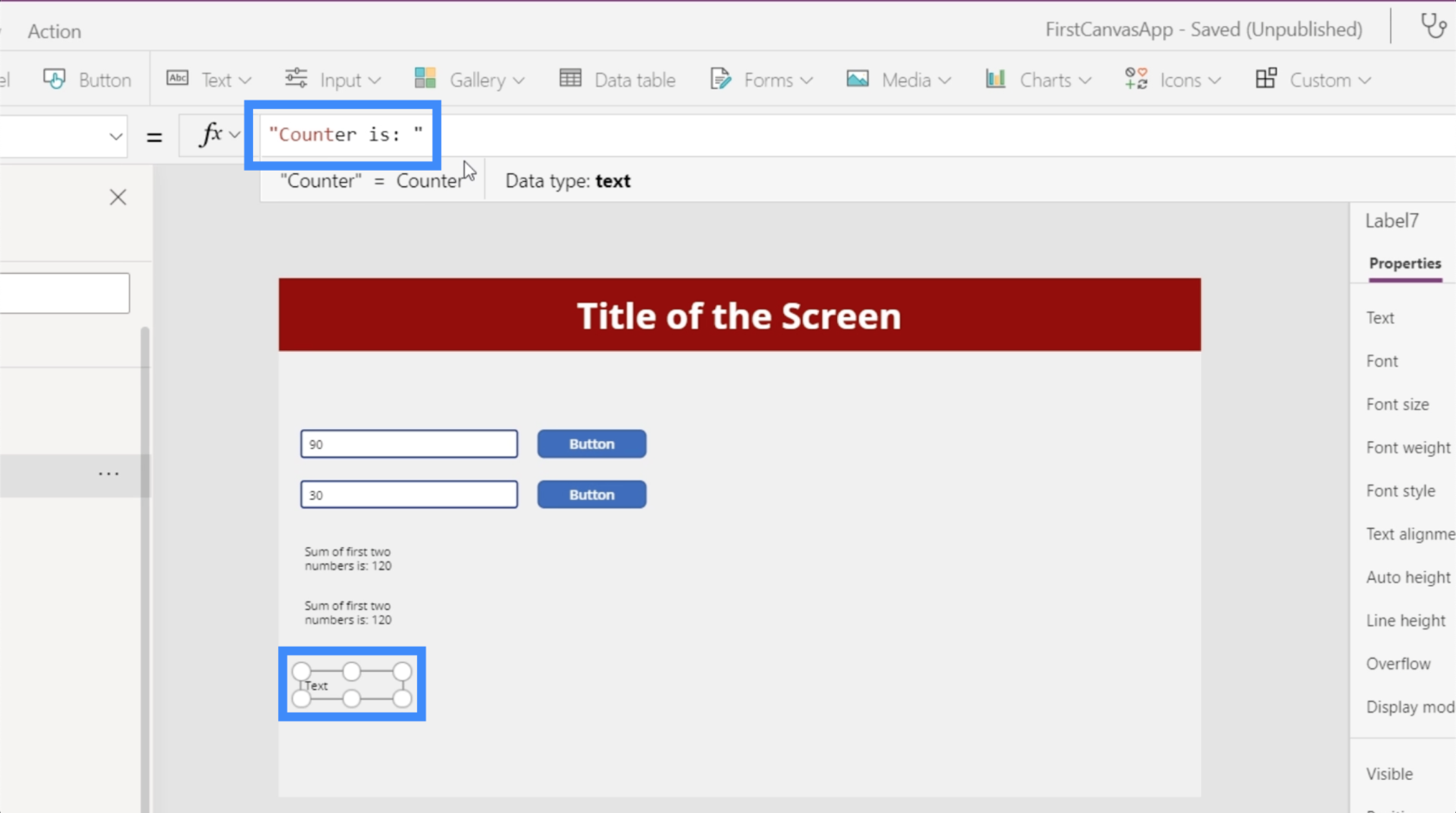 Variabile PowerApps: Identificarea variabilelor contextuale și globale