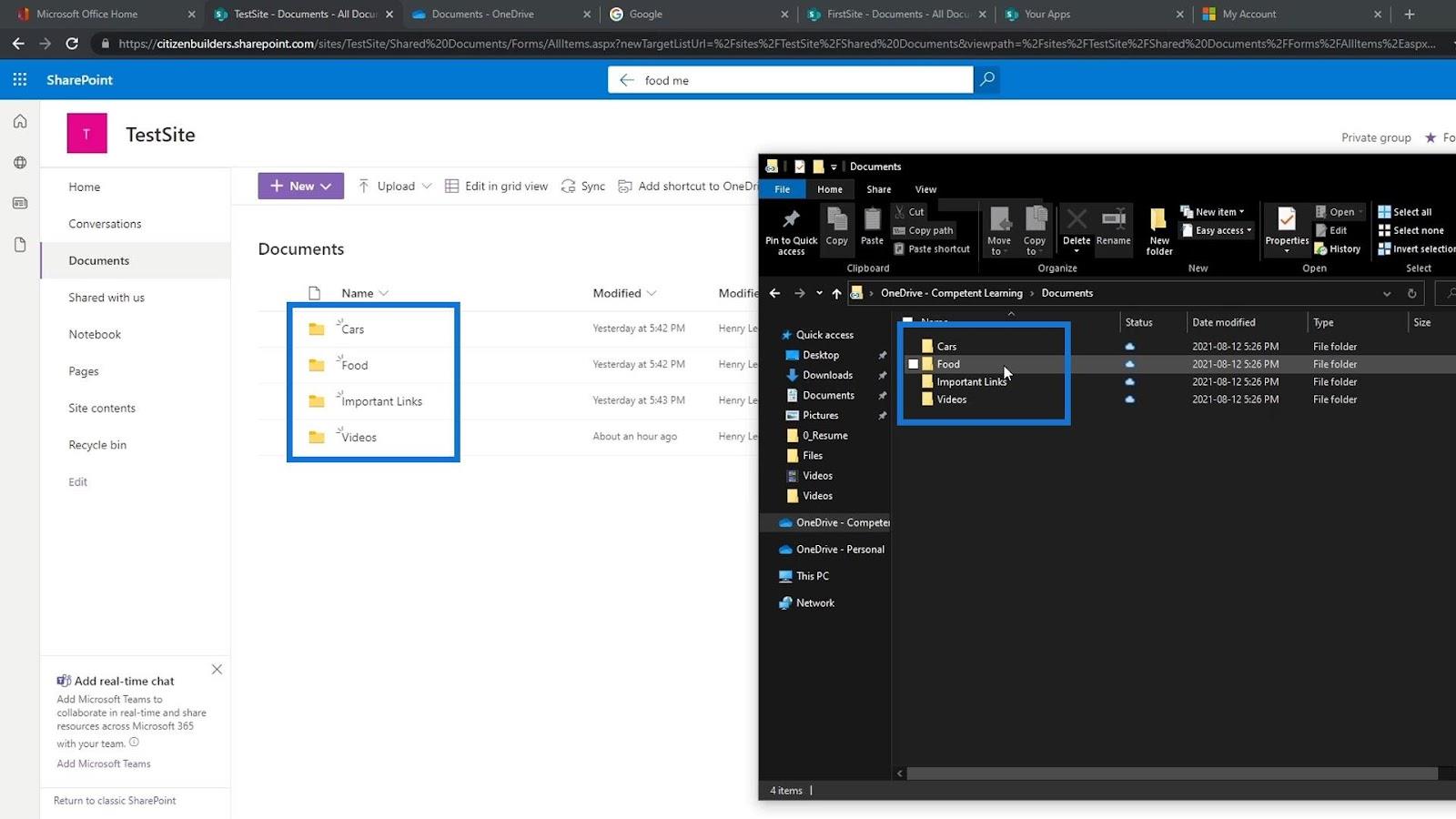 Ajouter des fichiers SharePoint à votre ordinateur