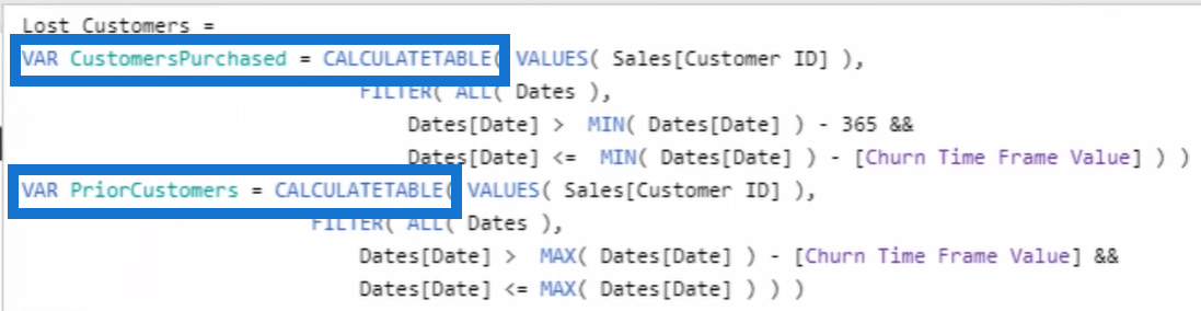 Funcția DAX CALCULATETABLE – Cele mai bune practici în LuckyTemplates