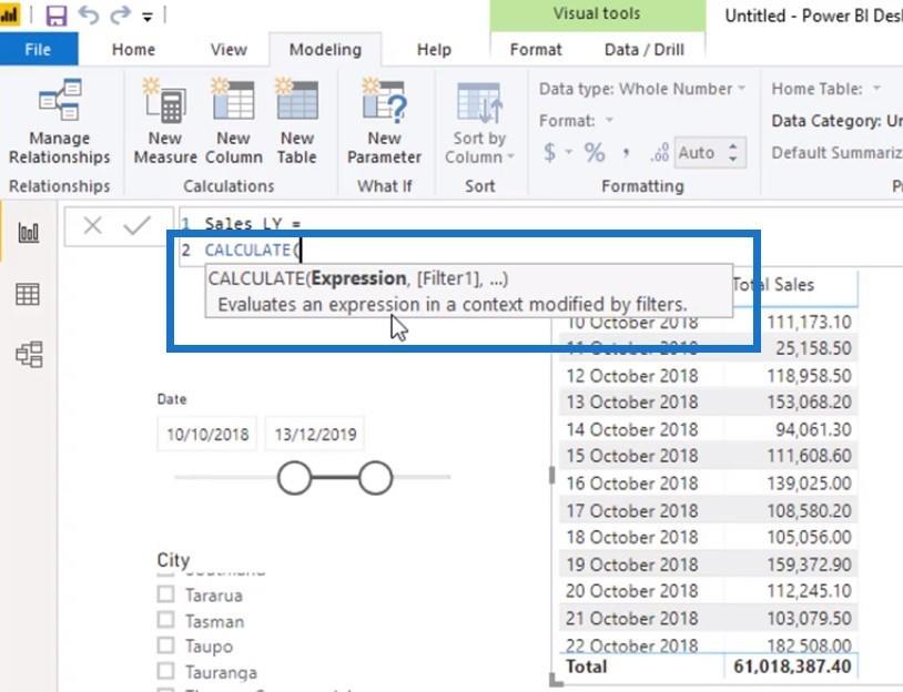 Fonctions Time Intelligence DAX dans LuckyTemplates