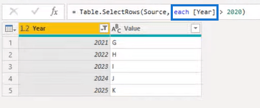 Power Query chaque expression : une introduction