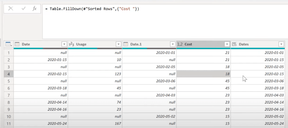 Power Query : comment fusionner des tables avec différentes colonnes