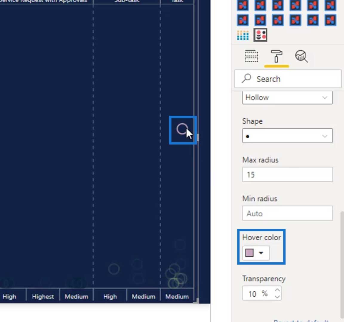 Punktdiagramme in LuckyTemplates: Benutzerdefinierte Visualisierung