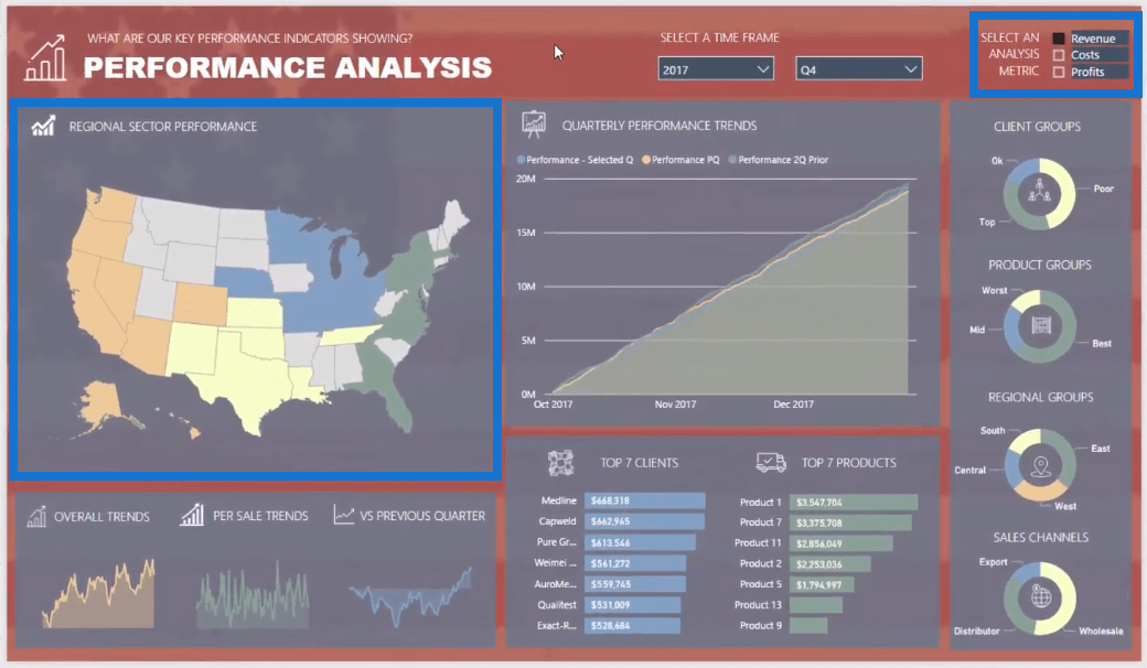 LuckyTemplates Shape Map-visualisatie voor ruimtelijke analyse