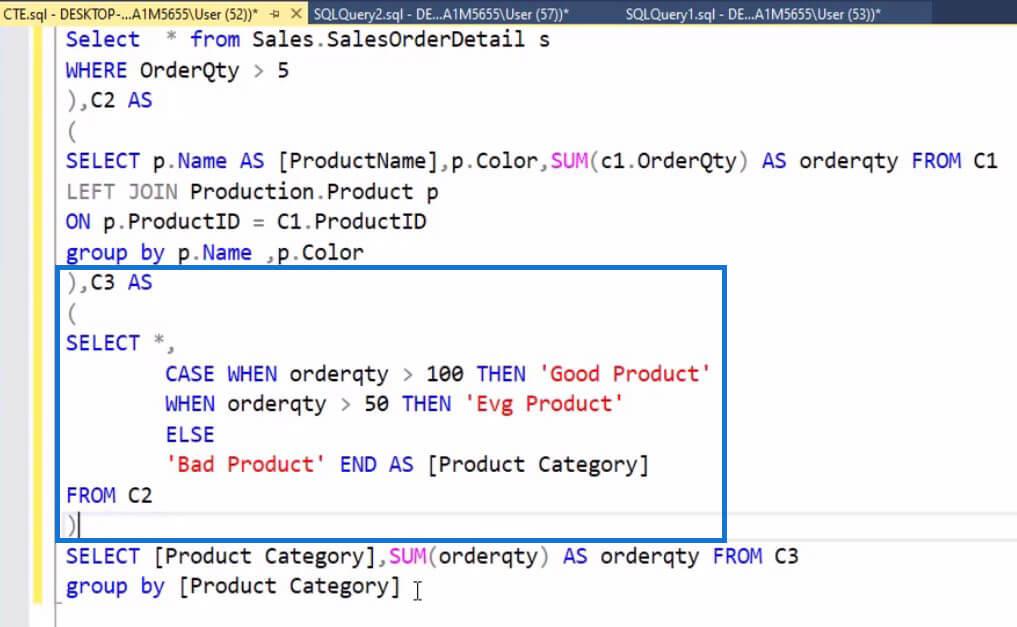 Expressions de table SQL courantes pour les utilisateurs de LuckyTemplates