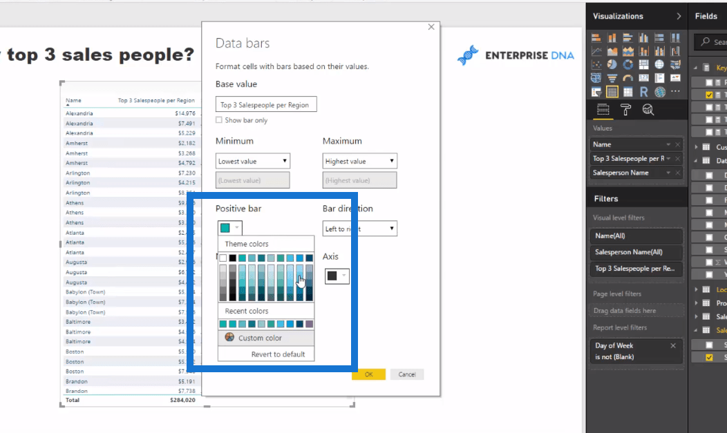 Trouvez automatiquement vos 3 meilleurs vendeurs par région à l'aide de DAX dans LuckyTemplates