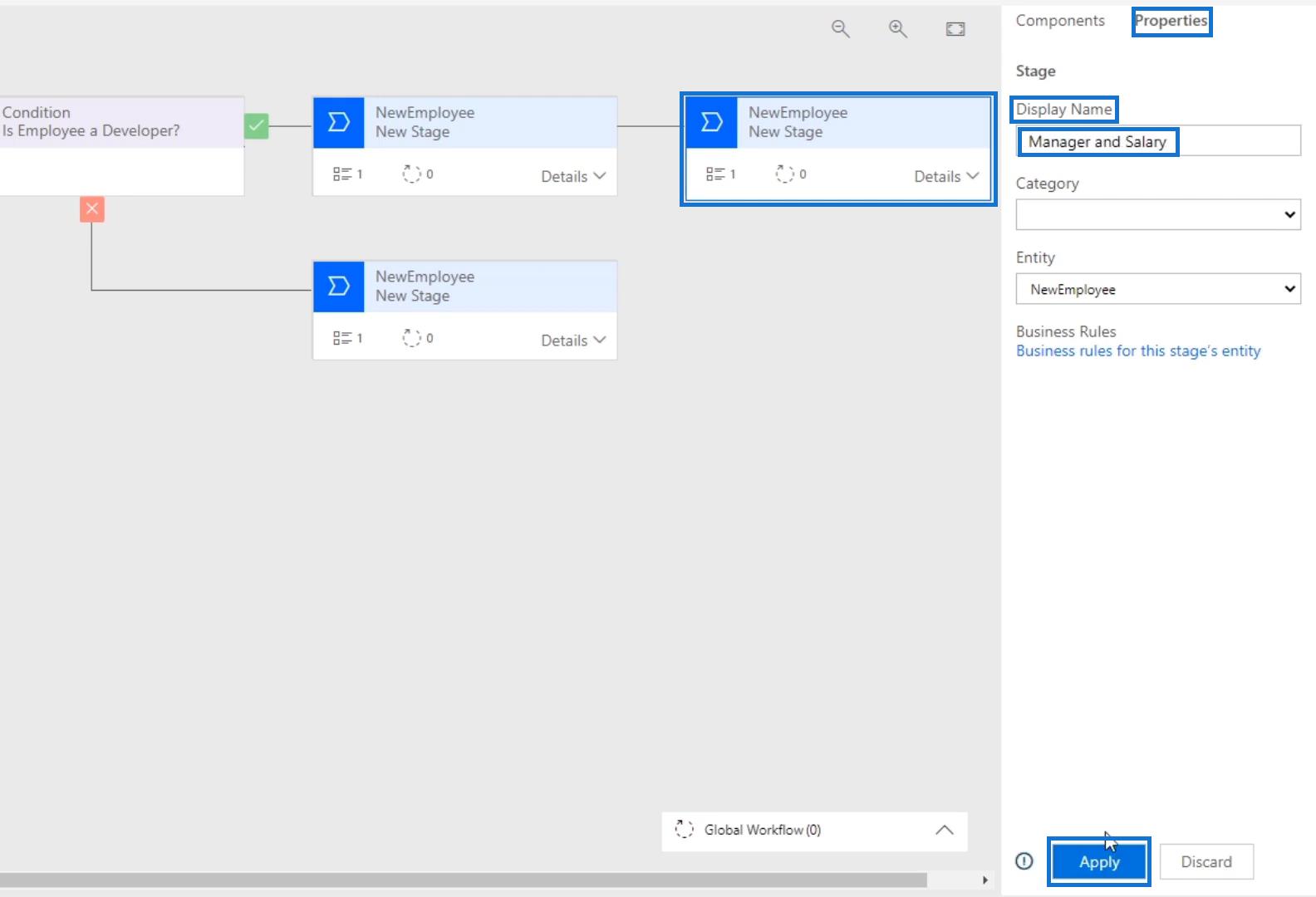 Microsoft Power Automate의 비즈니스 프로세스 흐름