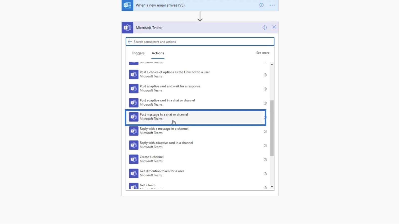 MS Flow : comment télécharger dans SharePoint par e-mail