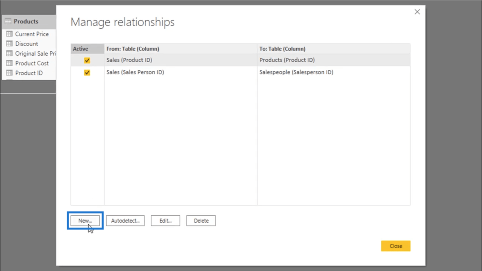 Connexion des tables de données - Conseils sur les relations LuckyTemplates