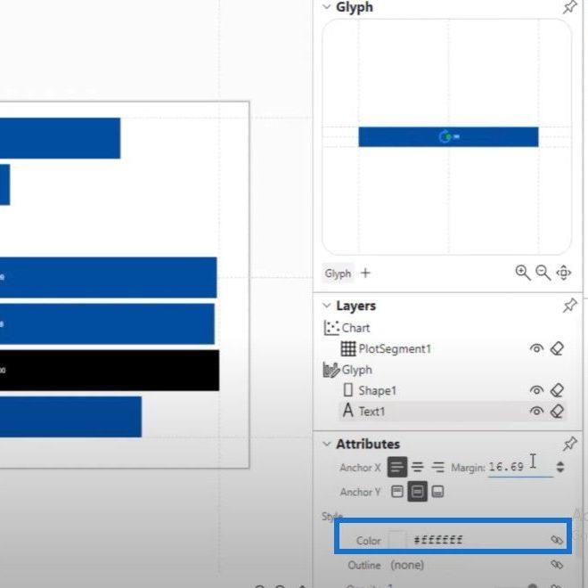 Mise en forme conditionnelle des graphiques à l'aide de Chararticulator