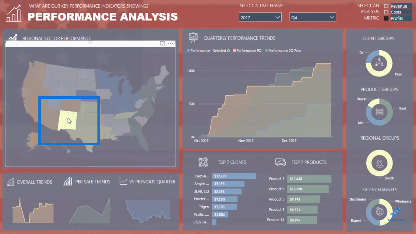 Uzamsal Analiz İçin LuckyTemplates Şekil Haritası Görselleştirmesi