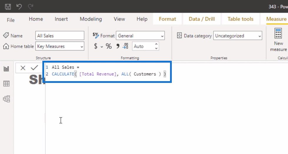 LuckyTemplates Visual - Présenter les dates d'achat des clients