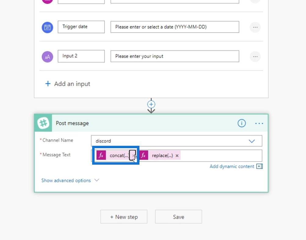 Fonctions de chaîne de flux Microsoft : concaténer et remplacer