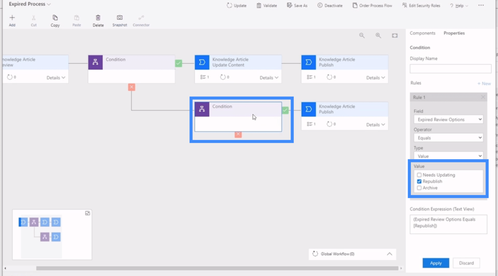 Flux de processus métier et documentation Power Apps