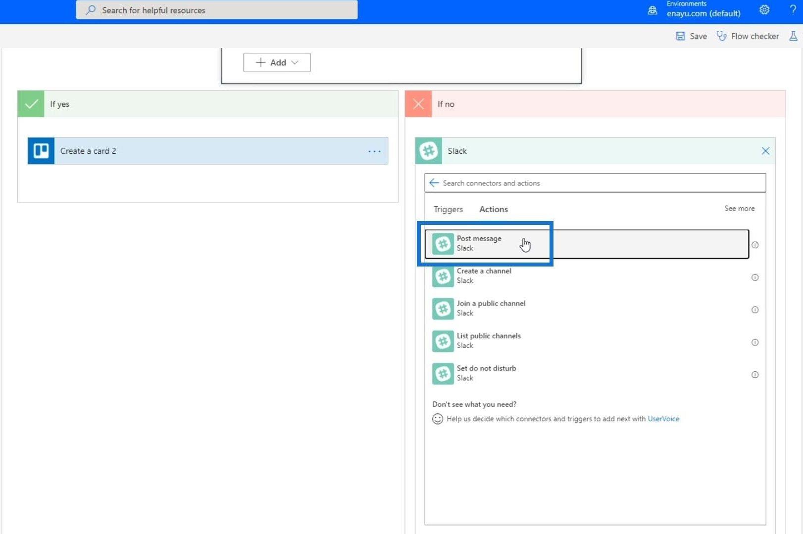 여러 옵션이 있는 Microsoft Flow 승인