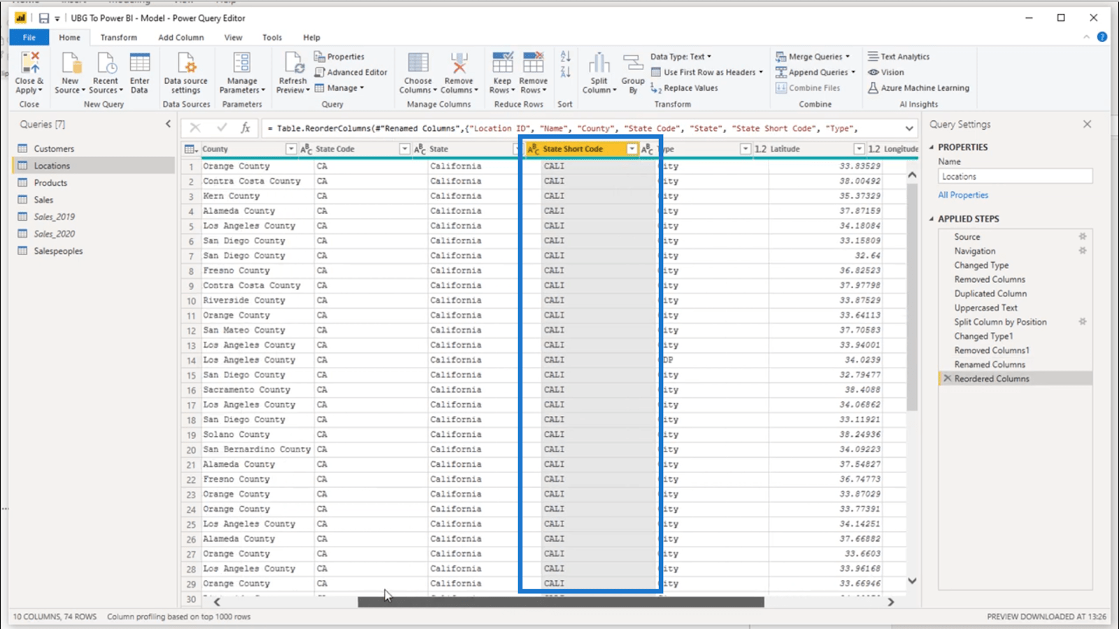 データをより最適化するためのシンプルな LuckyTemplates 変換