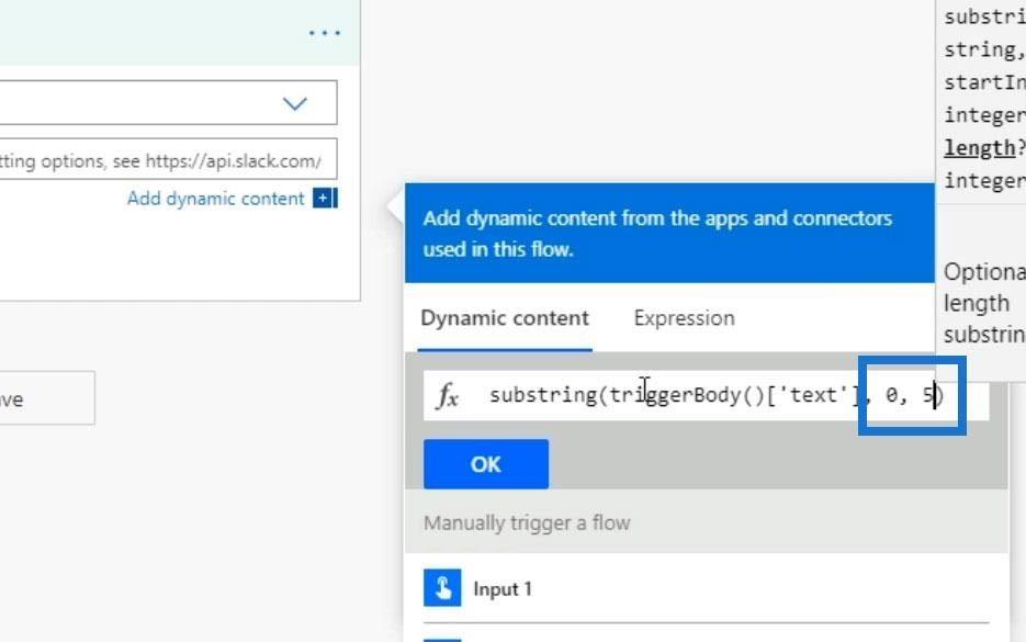 Power Automate String-Funktionen: Substring und IndexOf