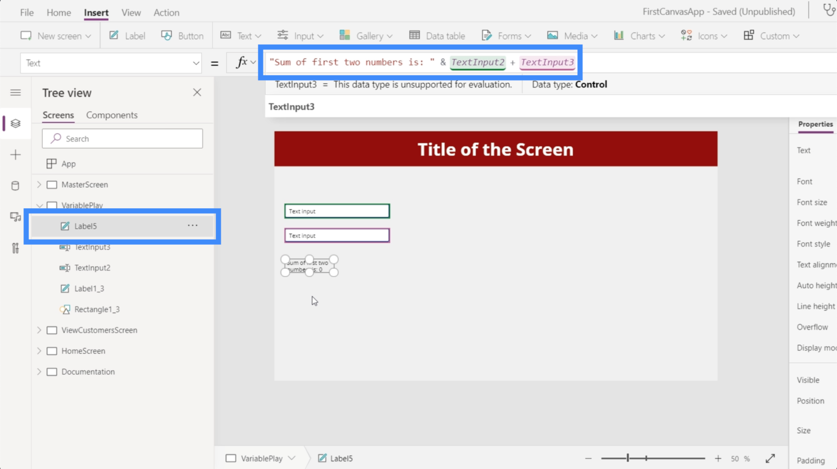 Variabile PowerApps: Identificarea variabilelor contextuale și globale